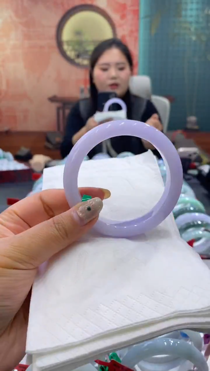 未镶嵌手镯翡翠静**池多人00011456