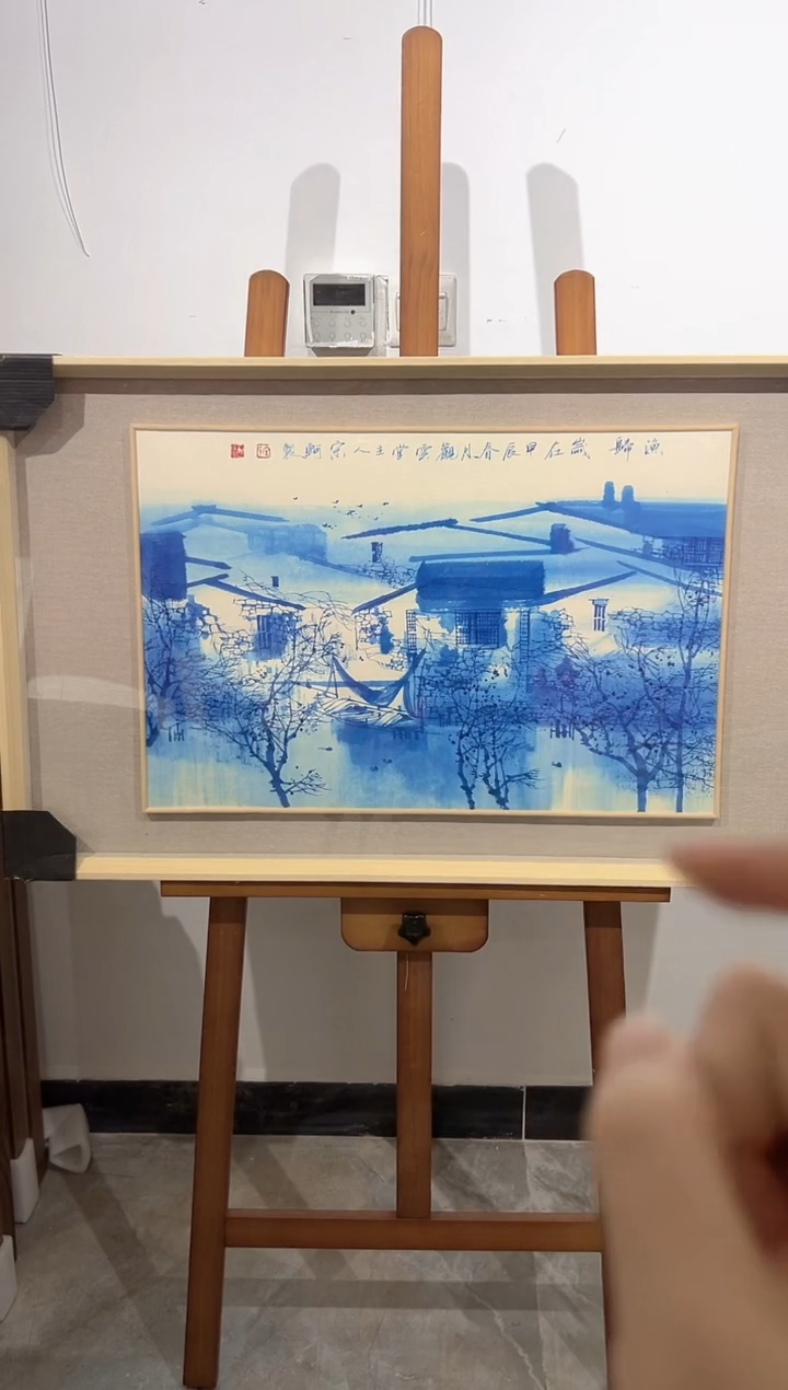 【闪购商品】绘画宋轲-2.7平尺-青花水乡