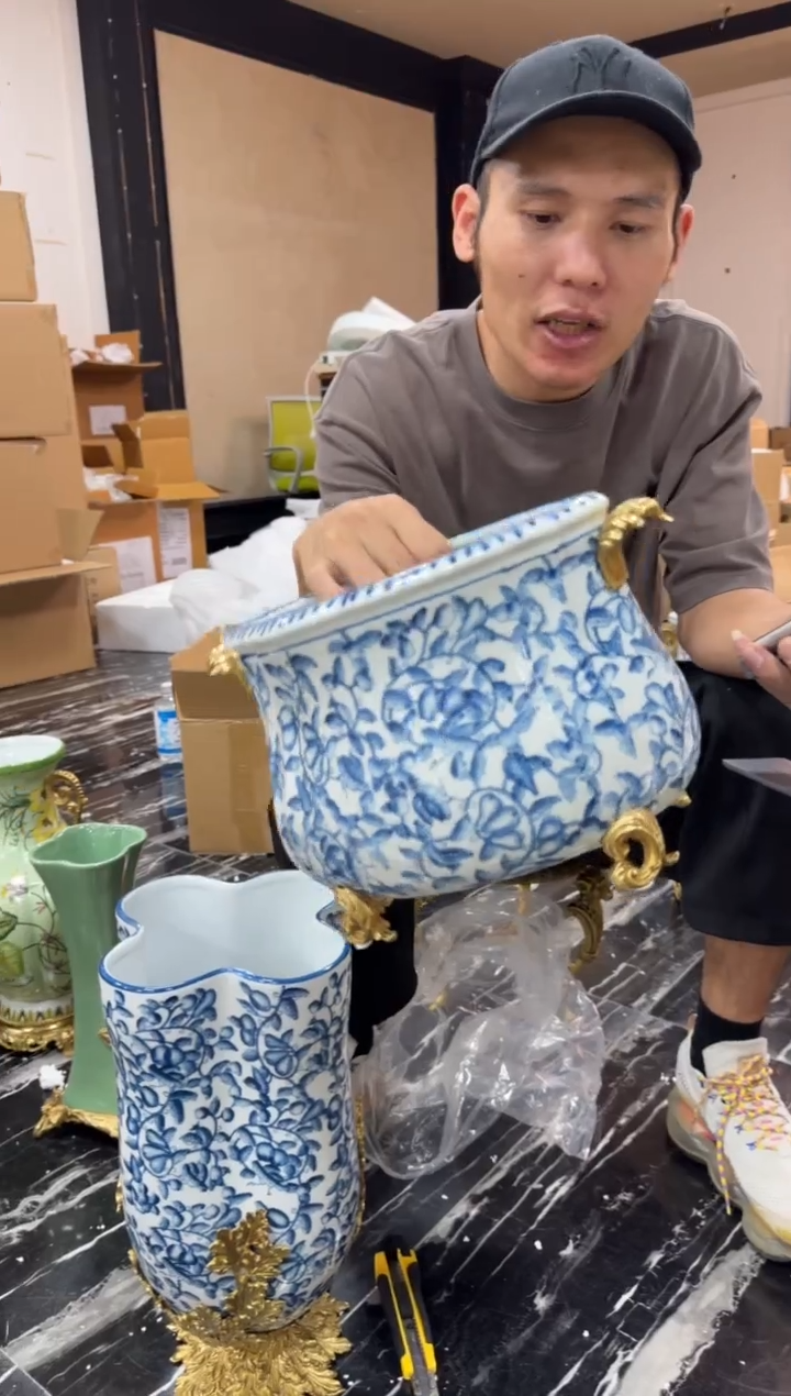 黄铜黛姿家居装饰品摆件  