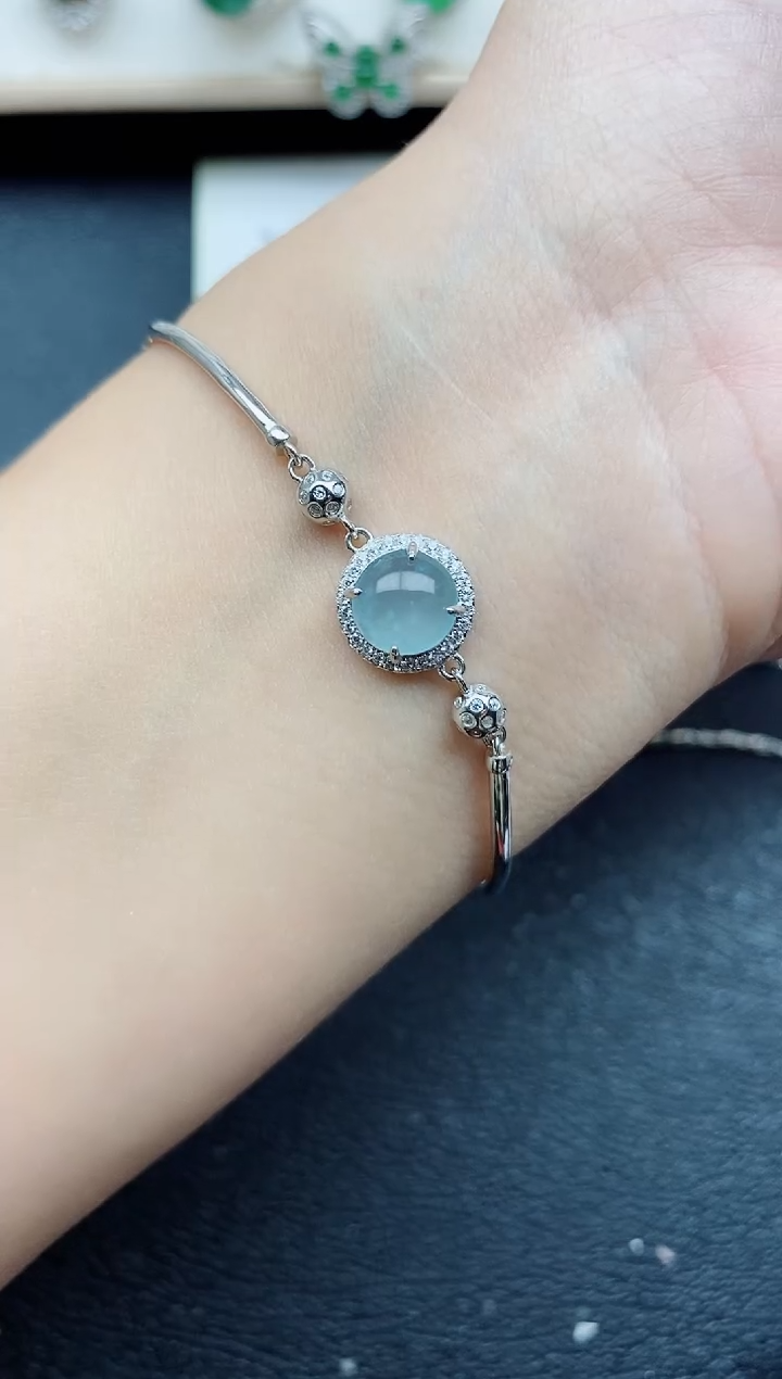 【闪购商品】翡翠戒指银S925镶嵌11111