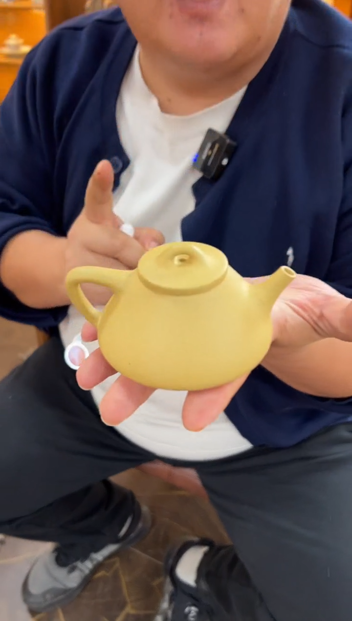 茶壶紫砂头哥精选紫砂壶本绿子冶石瓢