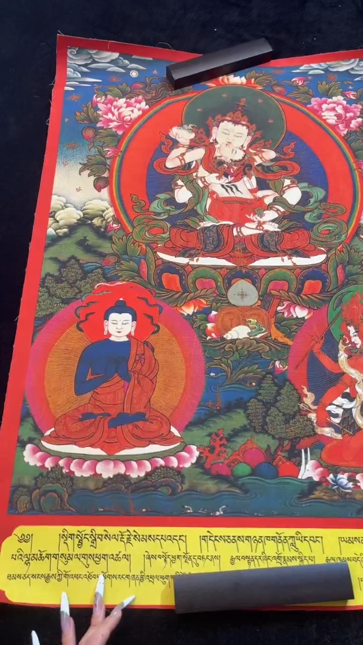 装裱画精美唐卡作品TK16018