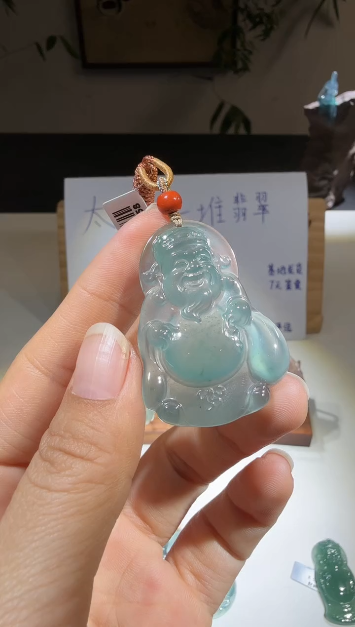 吊坠(不含链)未镶嵌翡翠财神