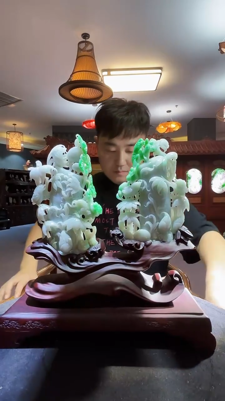 定制翡翠未镶嵌08/0612/Y/竹节