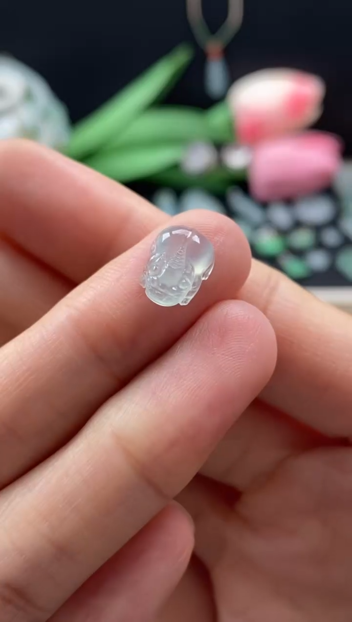 【闪购商品】翡翠颈饰未镶嵌翡翠冰种貔貅