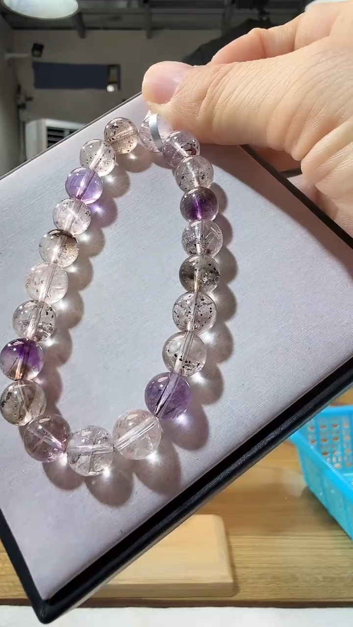 未镶嵌手链水晶优0790 约9mm