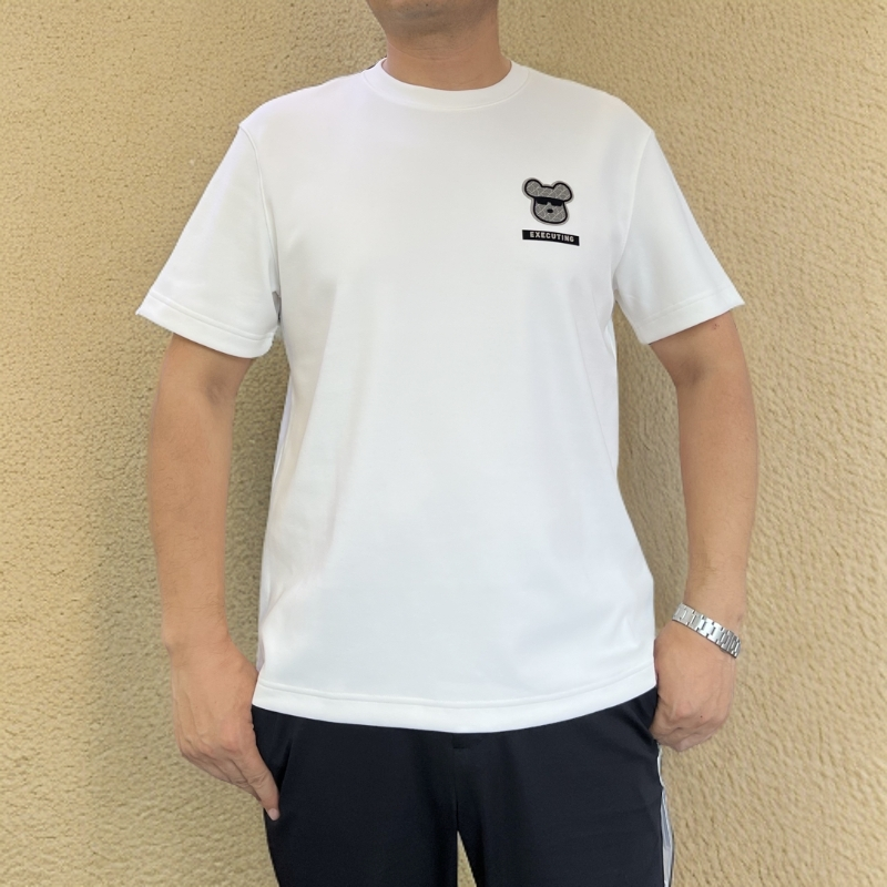 元朗男装55005秋季青年圆领短袖T恤秋冬男装男士