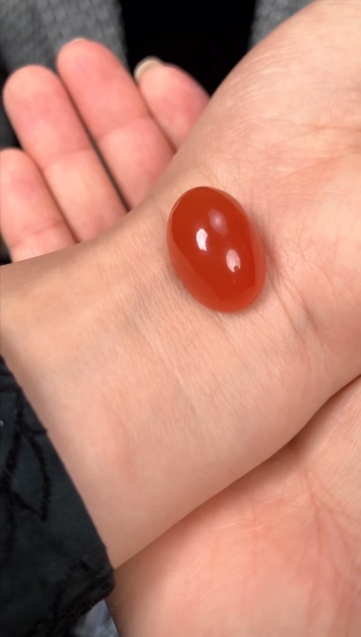 【闪购商品】南红玛瑙蛋面未镶嵌原矿南红蛋面19.7*13.6*9.8