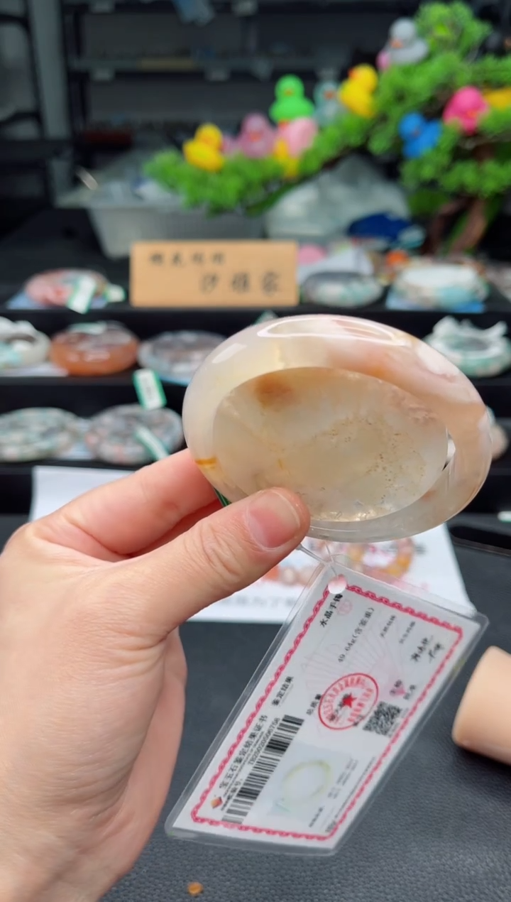 【闪购商品】石英质玉未镶嵌手镯57圈口（赠品镯心）3572287