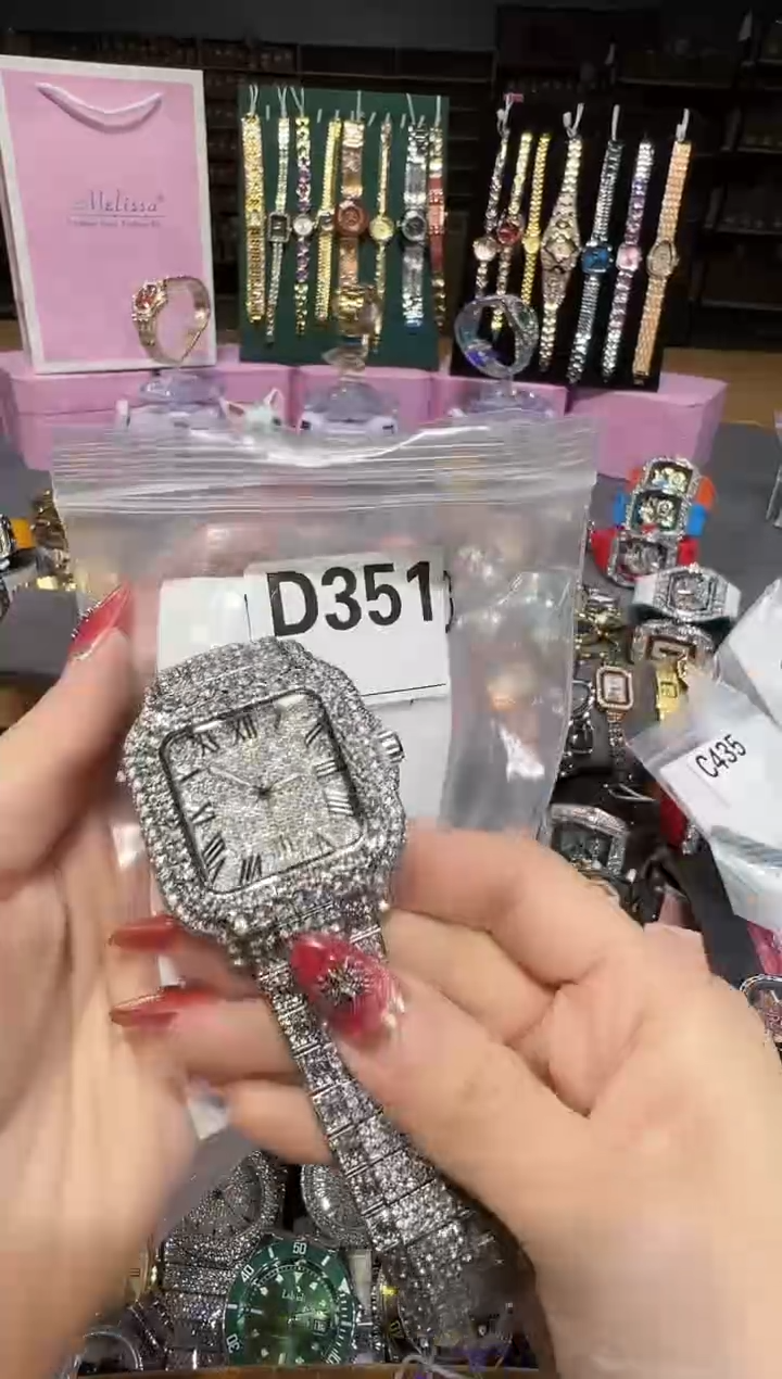 石英机芯不锈钢不锈钢直播定闪专用