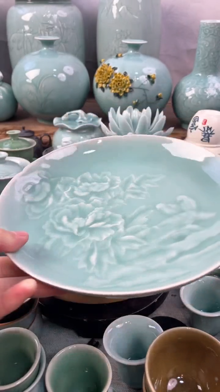 【闪购商品】特价 微瑕 慧仙青瓷 壶承