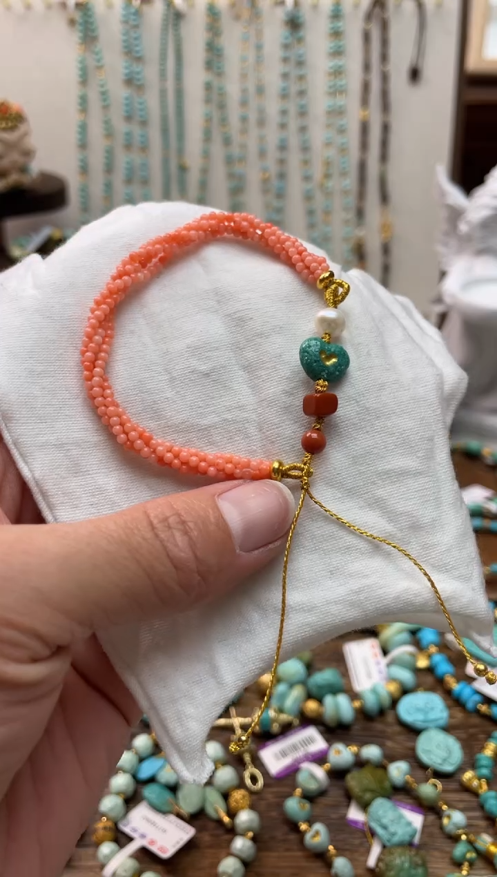 【闪购商品】南红玛瑙手链银S925镶嵌23