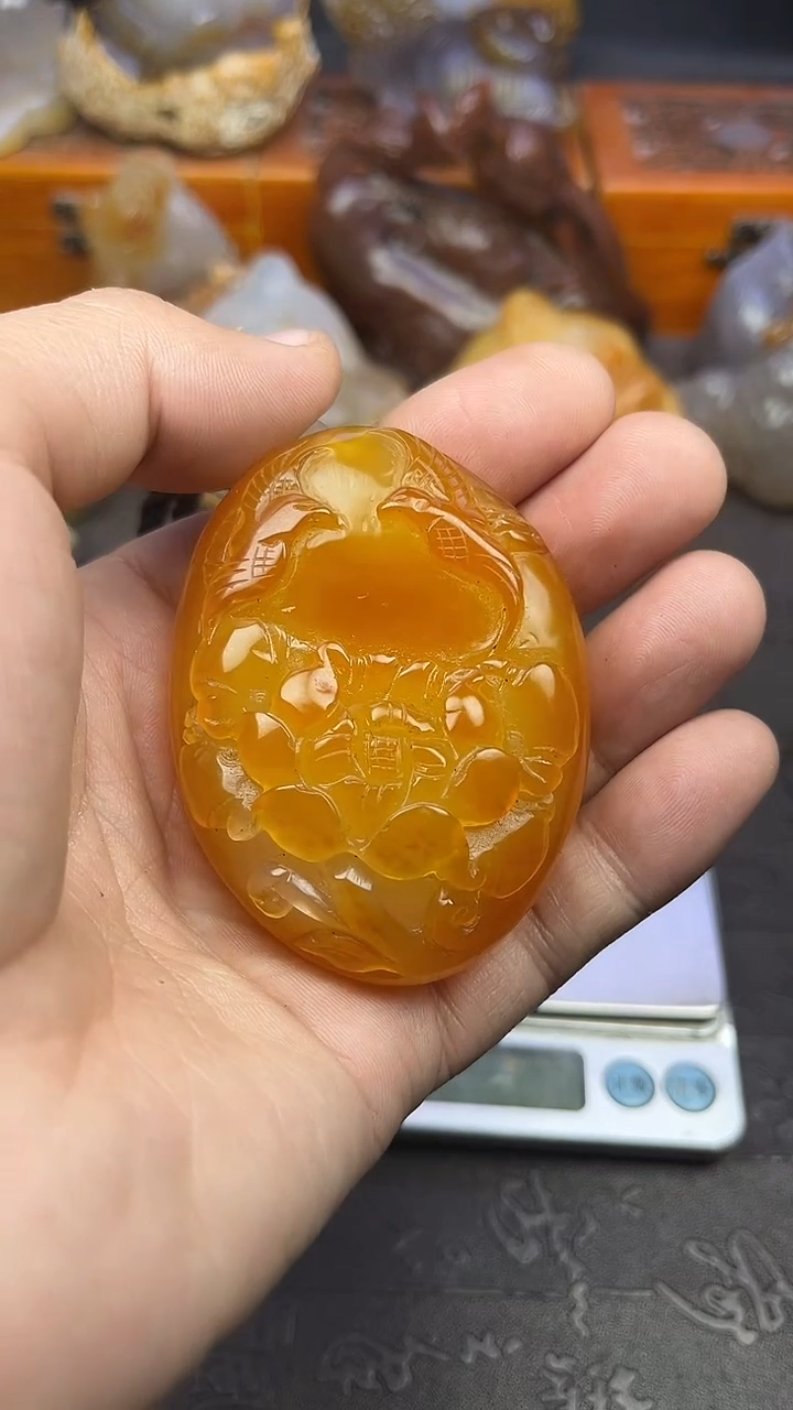 【闪购商品】玛瑙/玉髓手把未镶嵌1