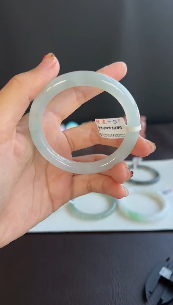 未镶嵌手镯翡翠40号55.1*8.3*8.6