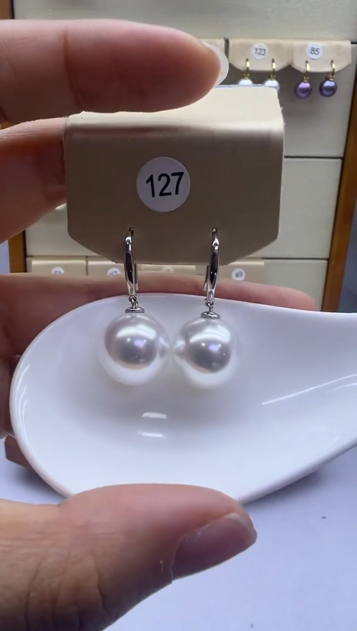 未镶嵌耳饰淡水珍珠127