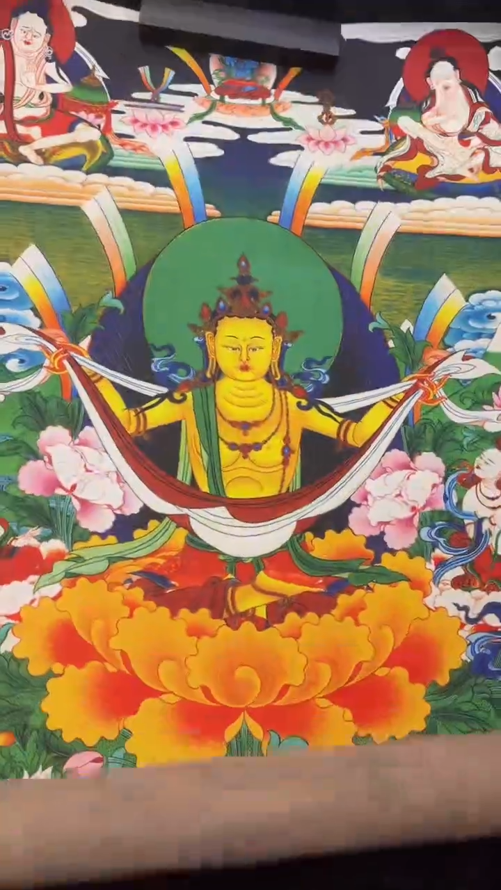 装裱画唐卡藏艺阁高端绘画作品TK16039