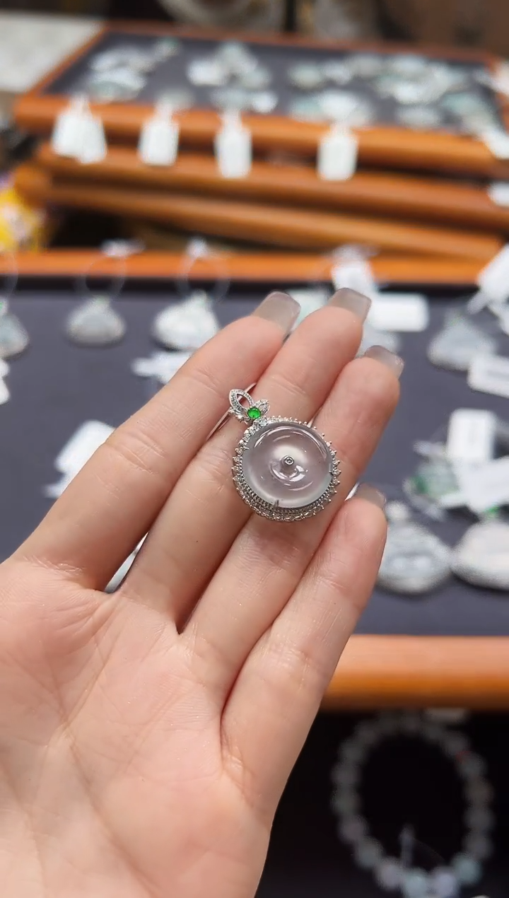 【闪购商品】翡翠颈饰18K金镶嵌DFZ0217-88