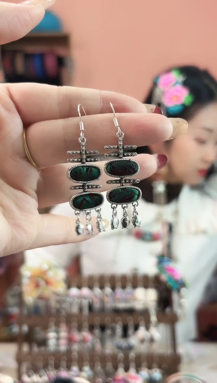 织绣艺枝独绣手工饰品36