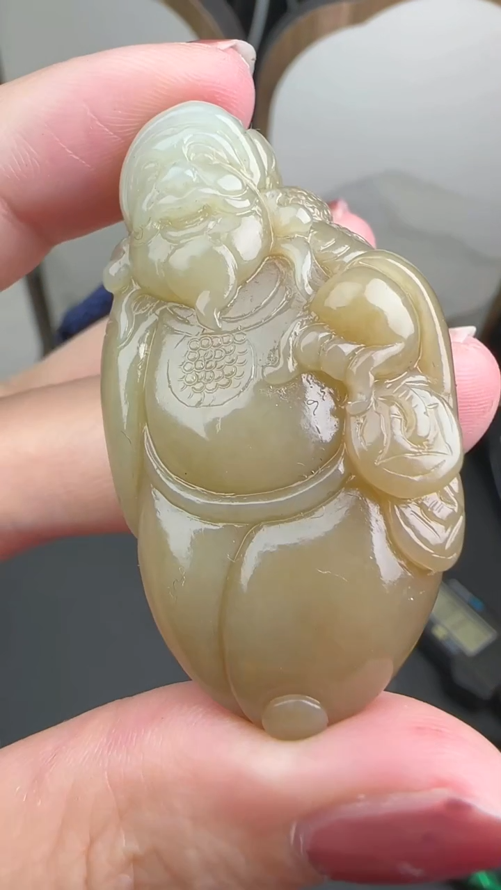 吊坠(不含链)未镶嵌和田玉JJD1211106多样性发一