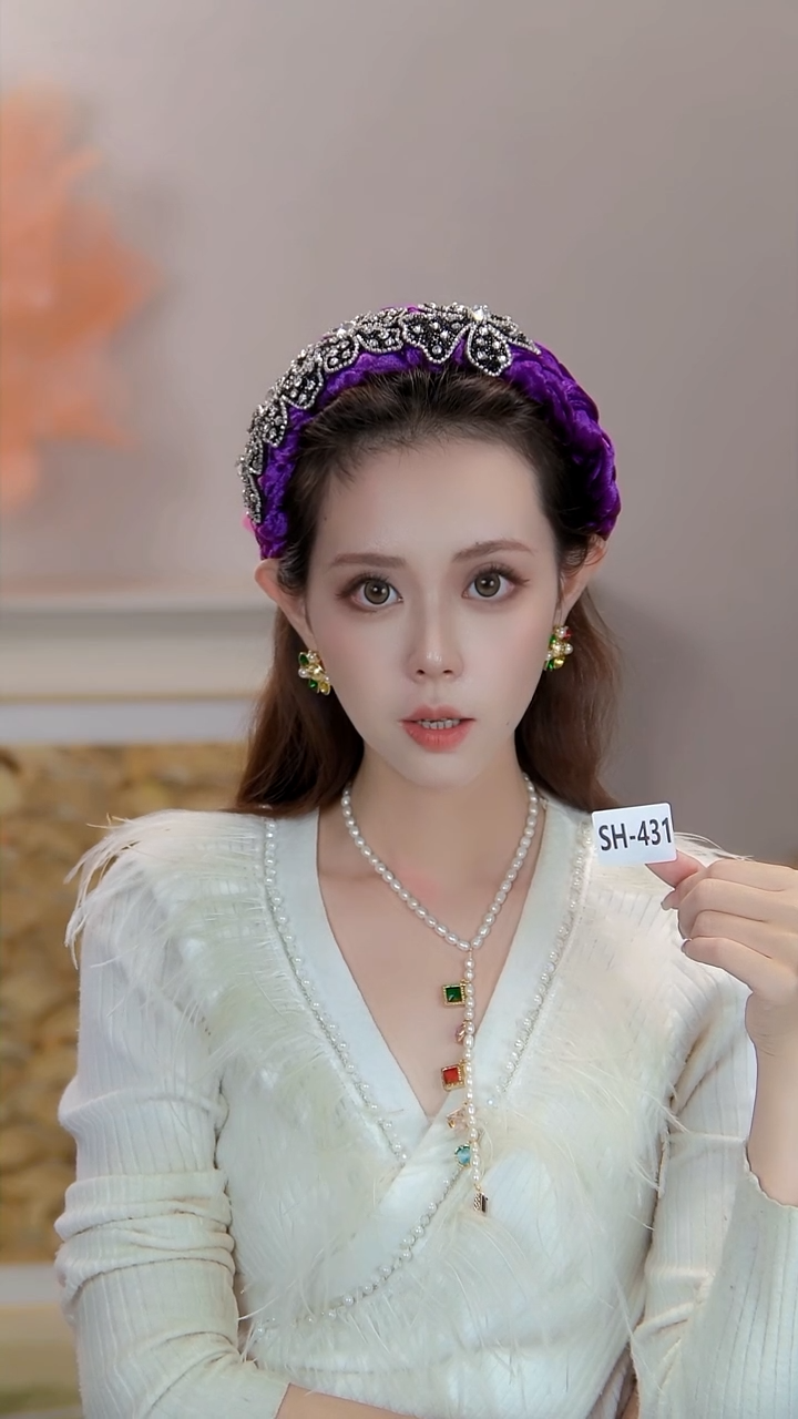 锌合金布艺日常百搭通勤款 SH-431