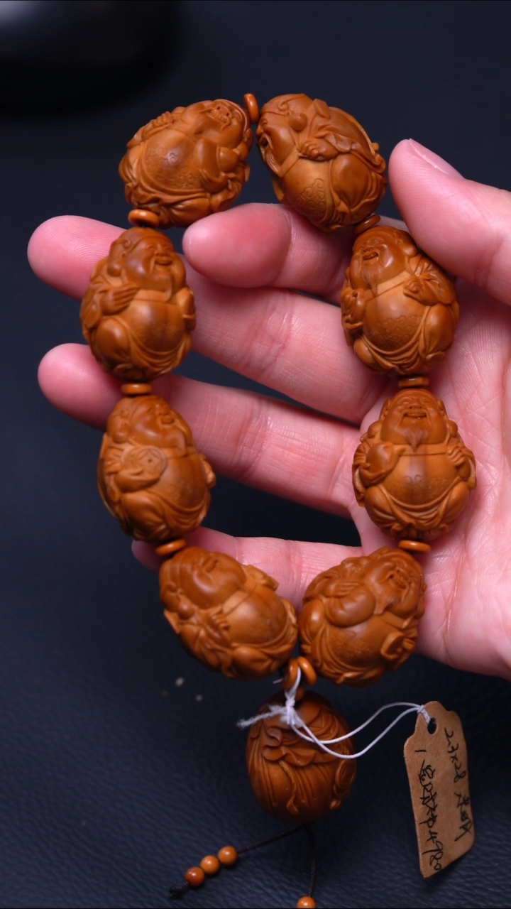 【闪购商品】橄榄核手串/手链八宝财神