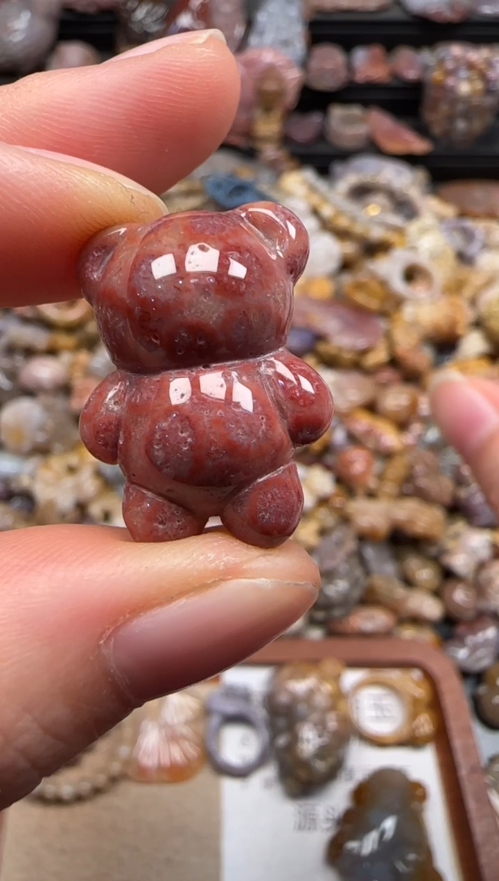 【闪购商品】硅化珊瑚（珊瑚玉）颈饰未镶嵌682