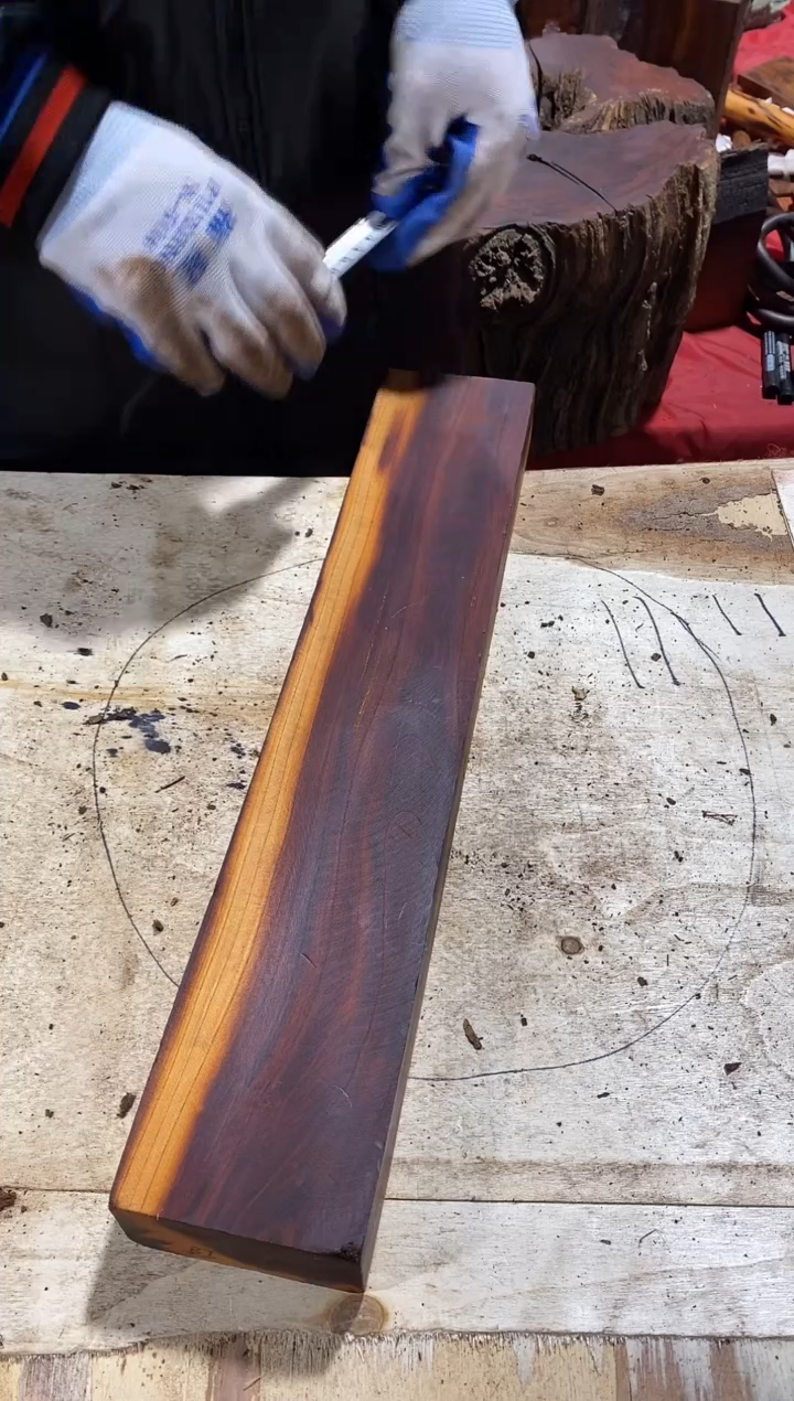 桃木【18】号原木段，尺寸随型