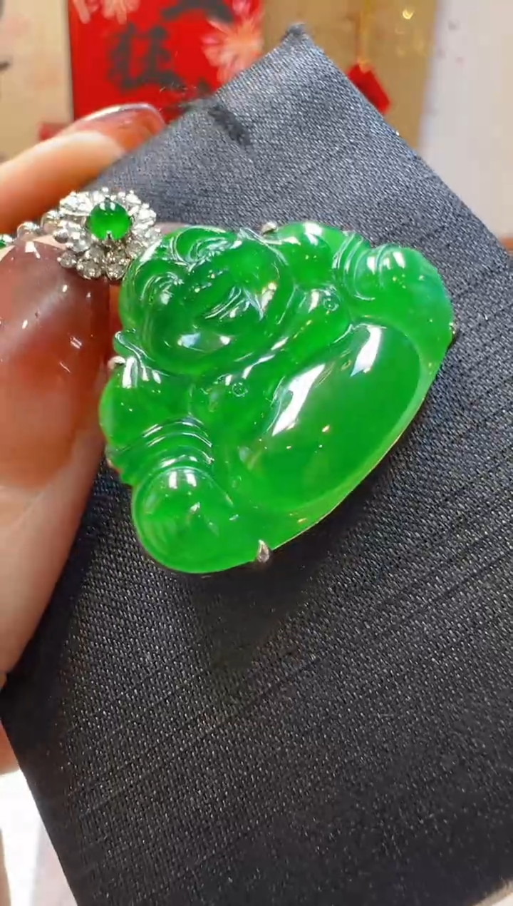 【闪购商品】翡翠吊坠(不含链)18K金镶嵌多样性团购发一件