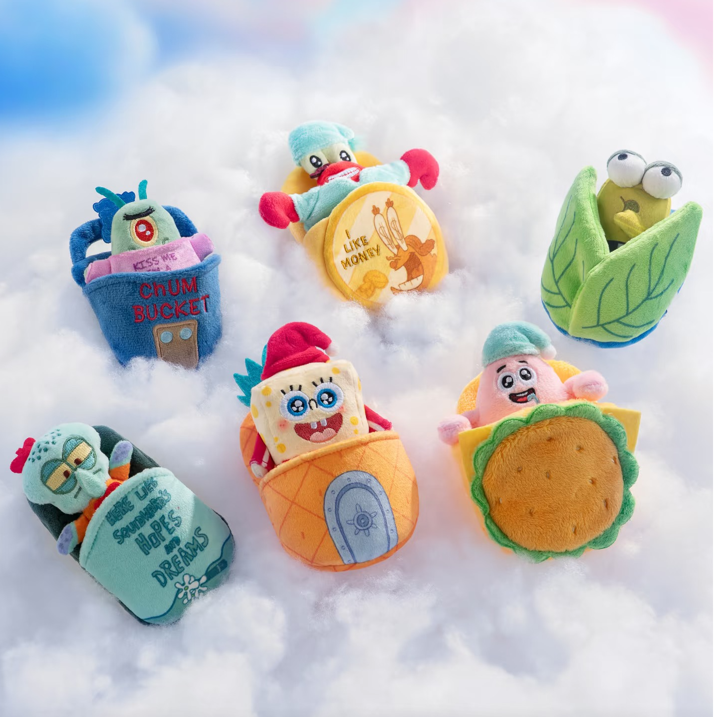 【木木拆盒】海绵宝宝比奇堡梦境系列潮玩盲盒