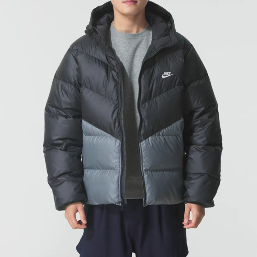 耐克/NIKE冬季新款男子连帽保暖运动休闲户外羽绒服 HQ7791-061