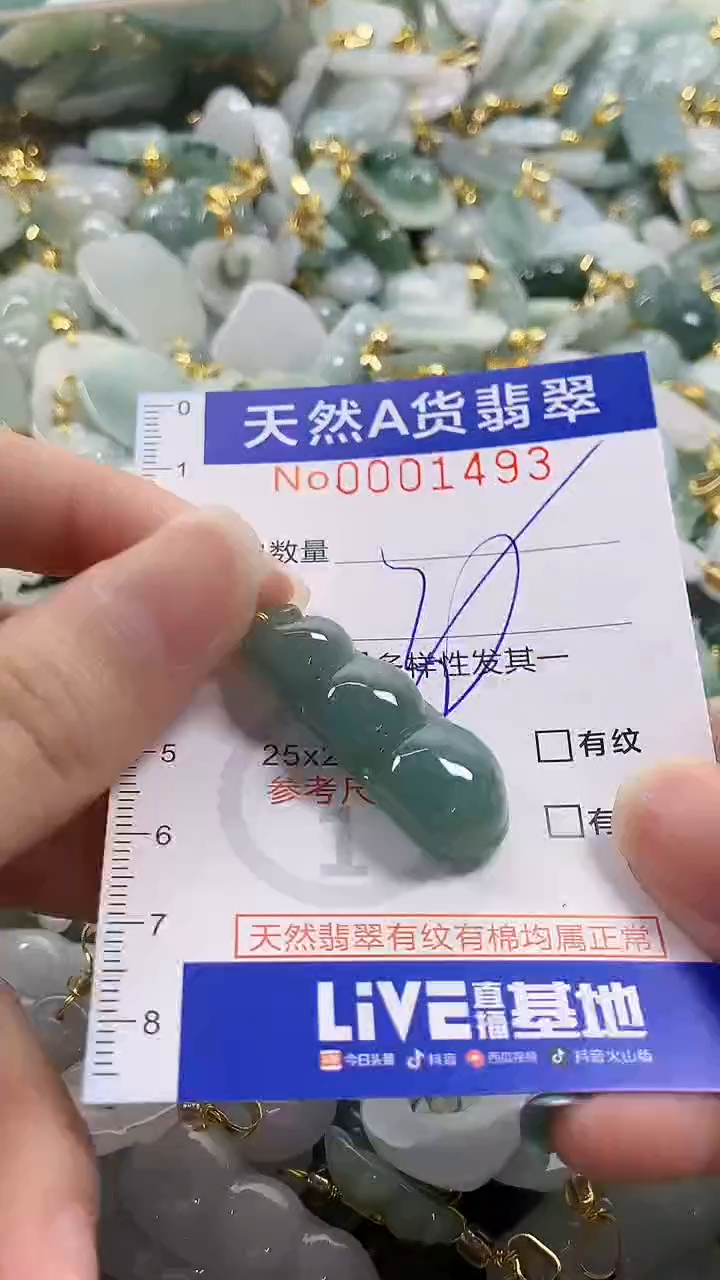 颈饰未镶嵌翡翠纯天然a货翡翠