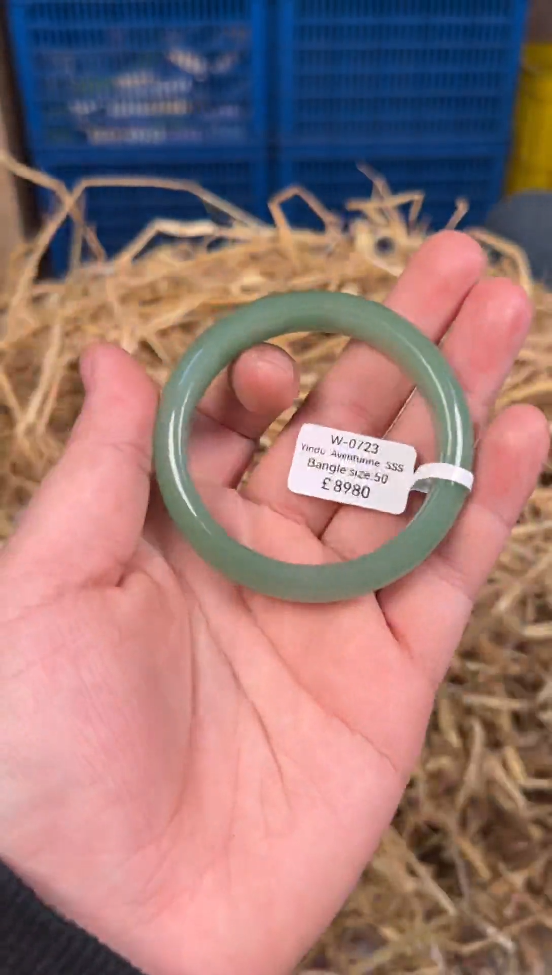 未镶嵌手镯石英质玉W0732