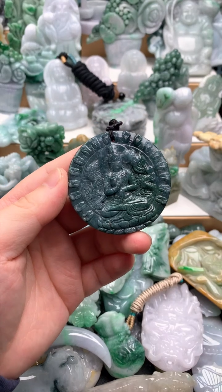 吊坠(不含链)未镶嵌翡翠1