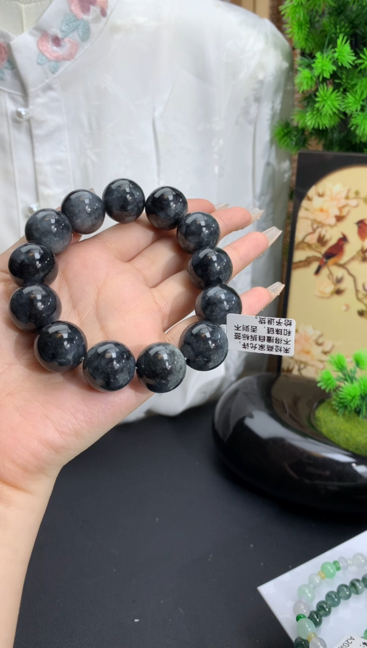 【闪购商品】翡翠手链未镶嵌卡18.2mm
