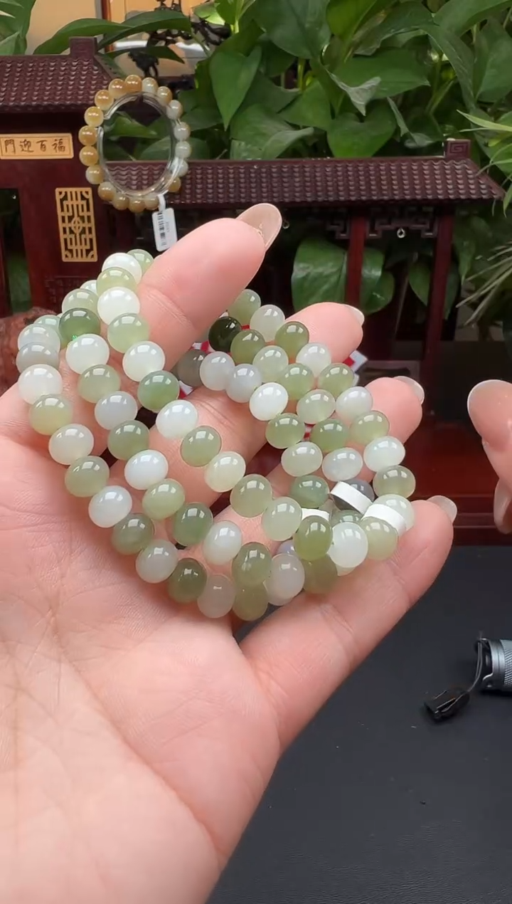 未镶嵌手串和田玉手串C022多样性发其一