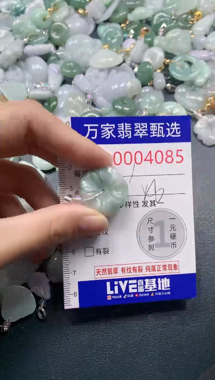 吊坠(不含链)未镶嵌翡翠4085