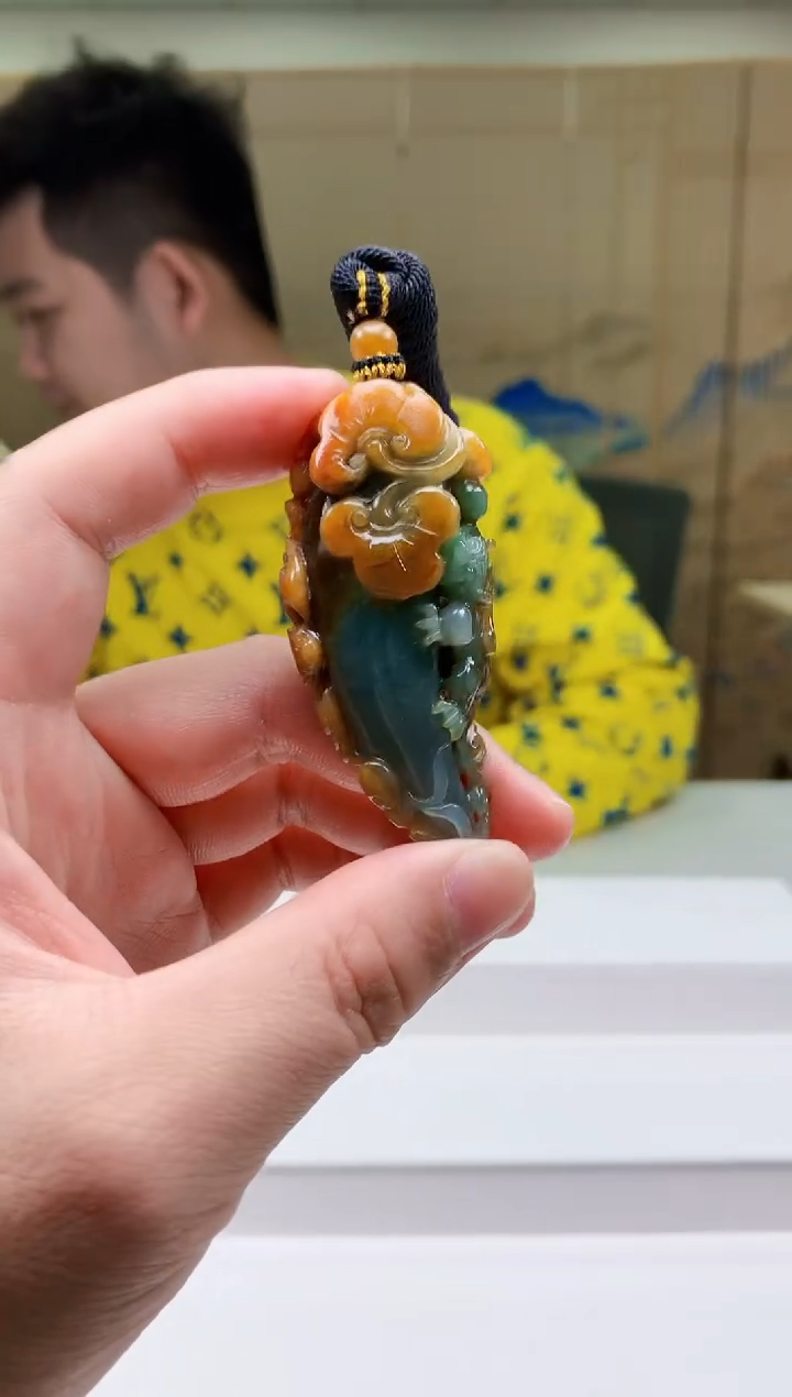 定制翡翠未镶嵌4898ty-毛货挂件114