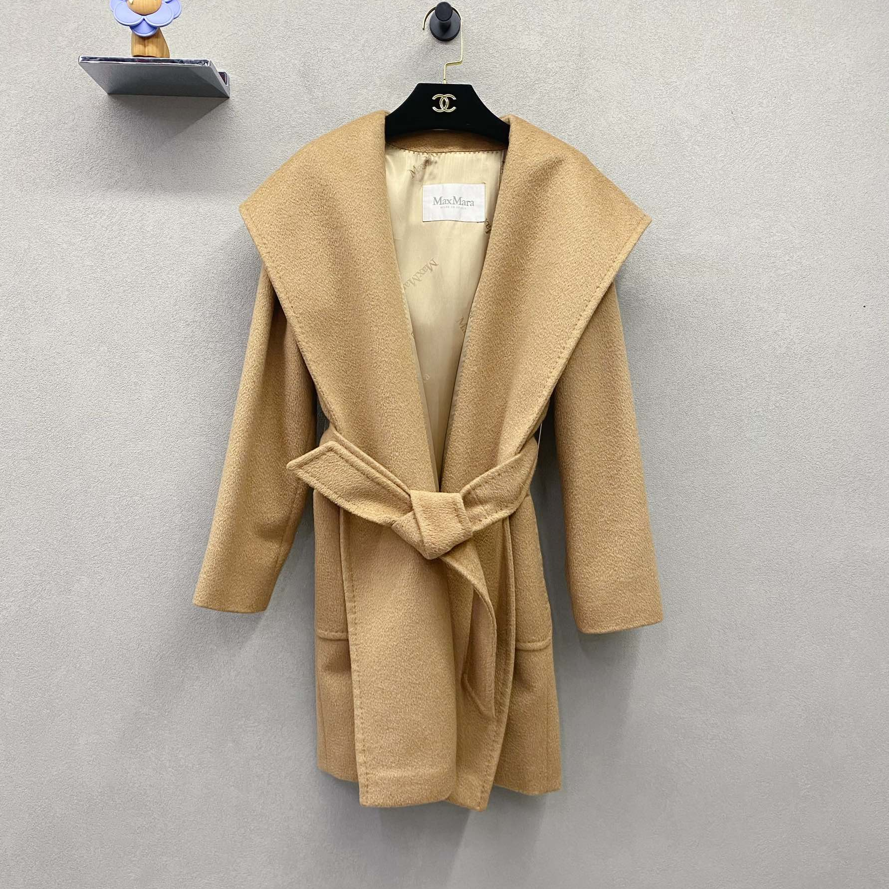 99新 MaxMara 驼色大衣/尺码32/YH000803