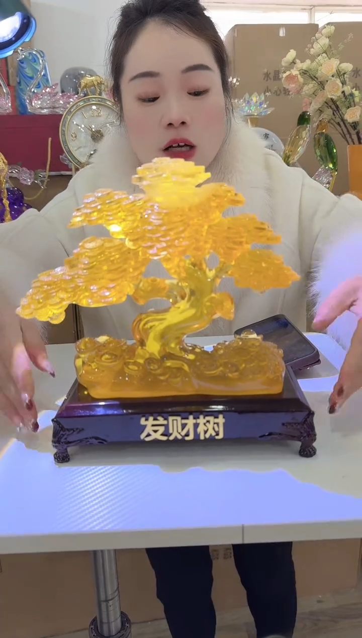 【闪购商品】无铅玻璃迪喜花器-k-早66