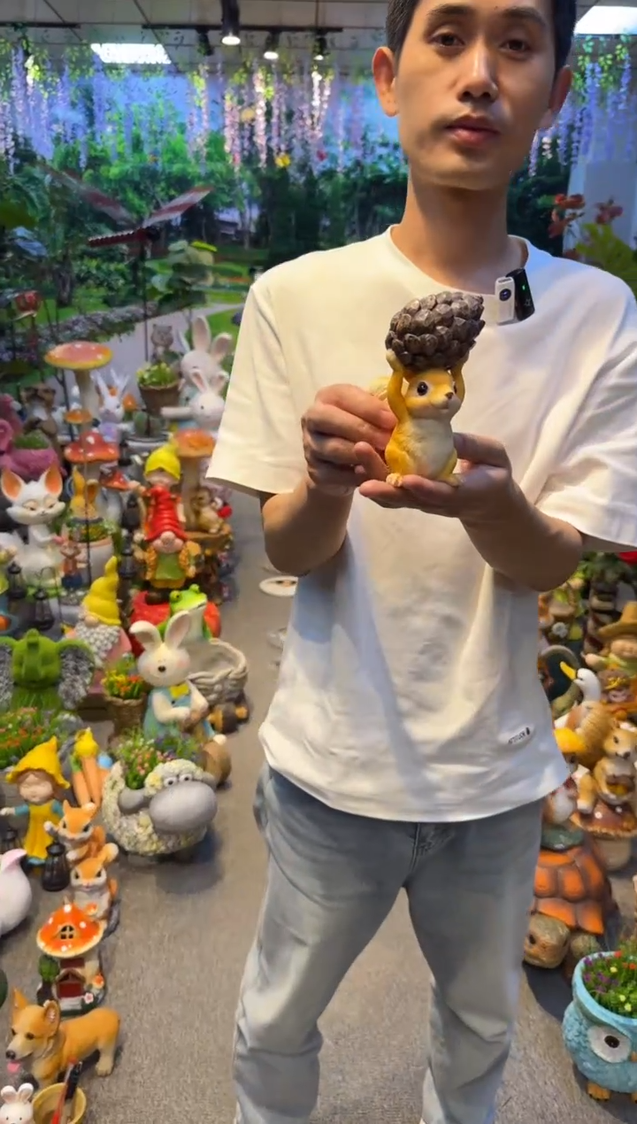 无花朵花园庭院摆件&00&