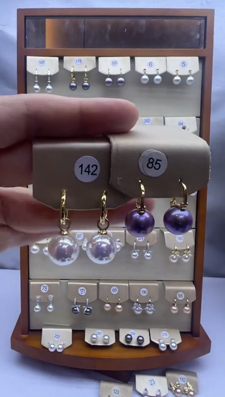 未镶嵌耳饰淡水珍珠142+85