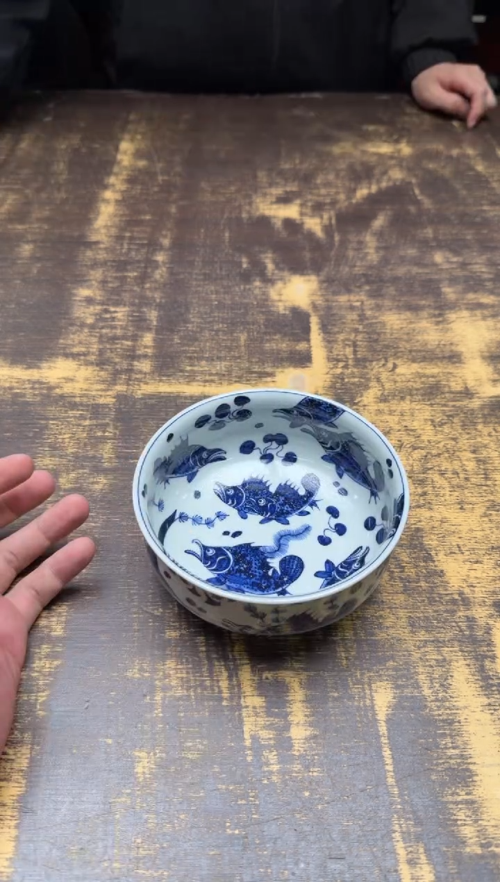 戏墨柴窑 鳜鱼水盂