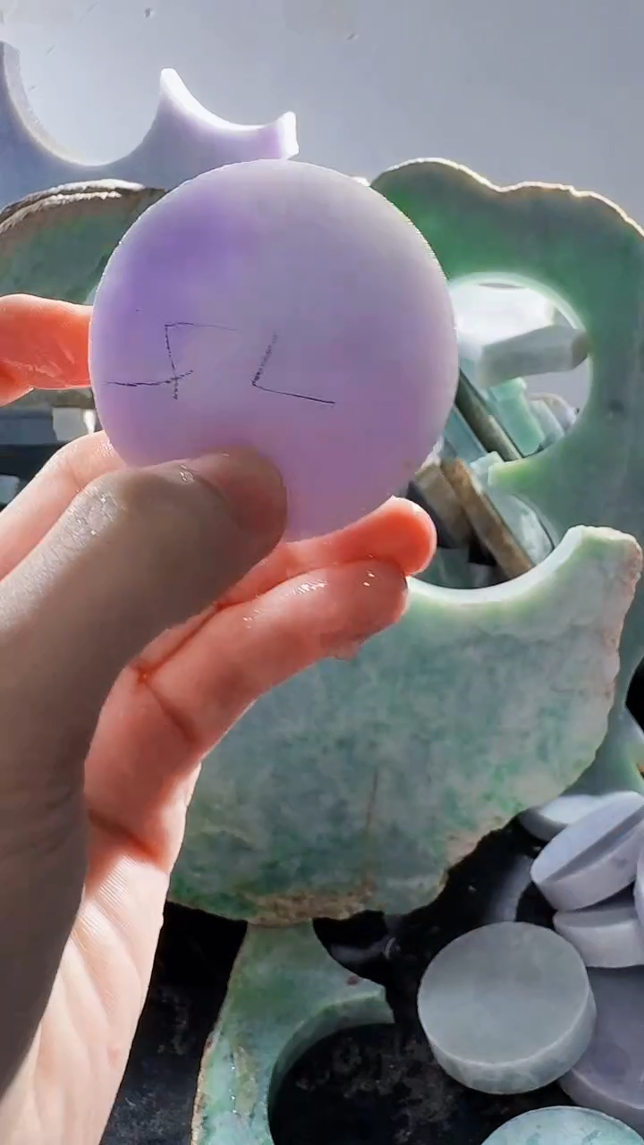 裸石翡翠缅甸翡翠A货文1071