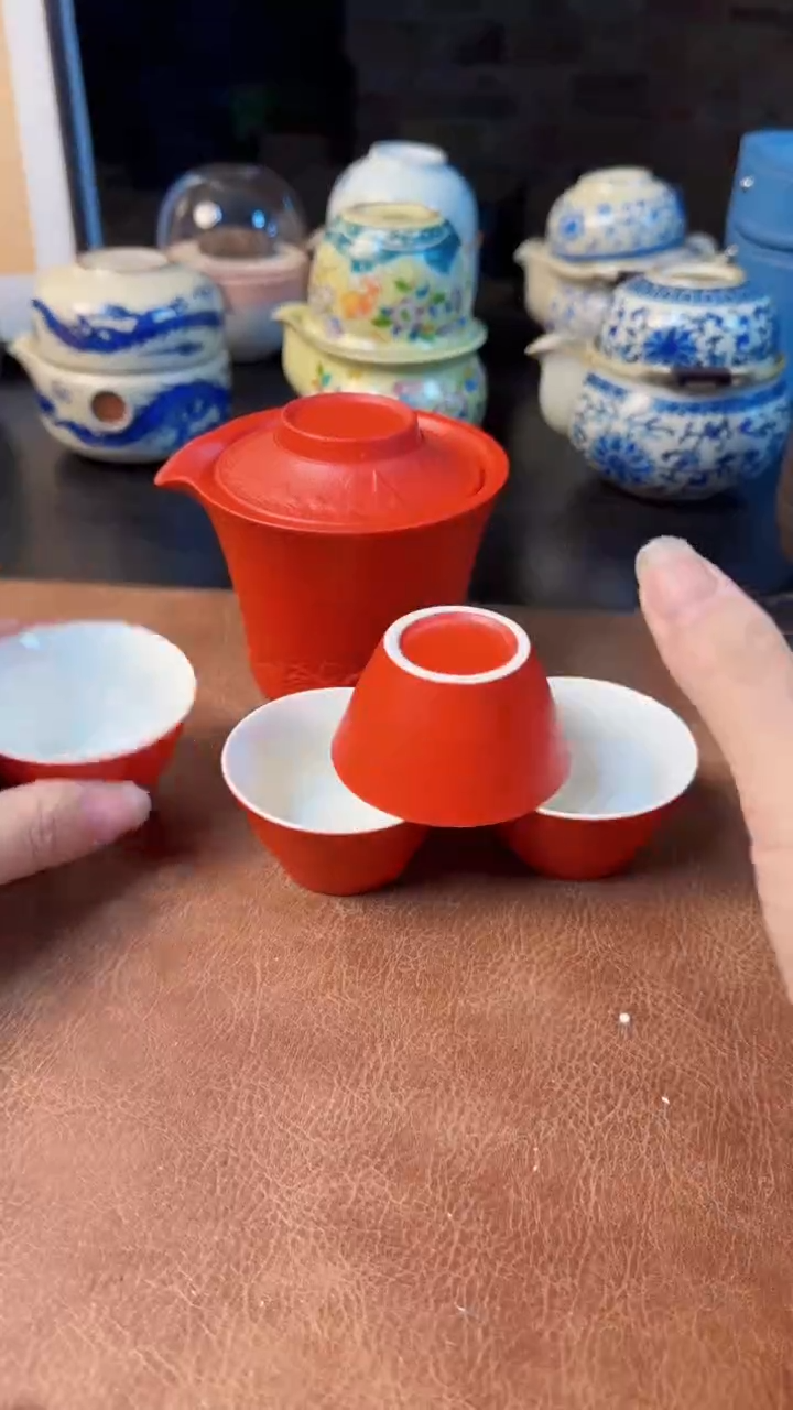 【闪购商品】杯德化白瓷，快客茶具