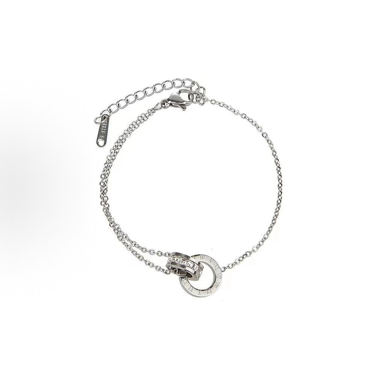 合金合成锆石手链 【GOLIFIR】Finesse系列 个性ins风时尚手饰S215