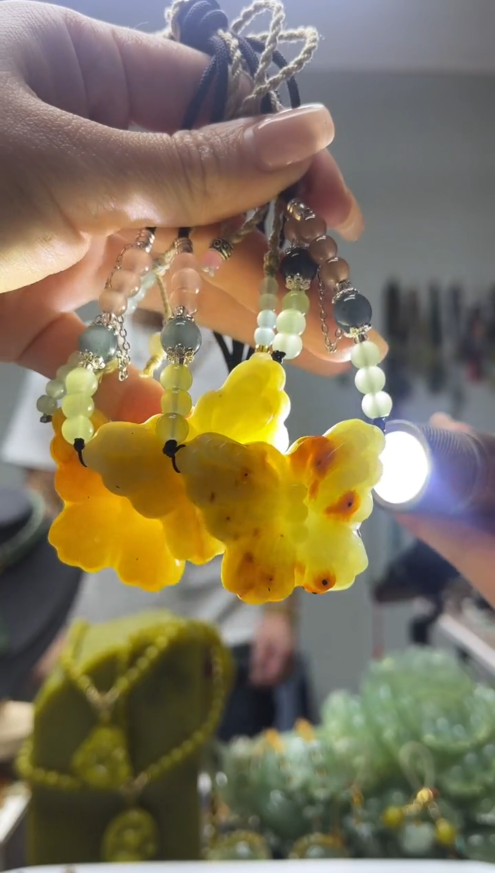 未镶嵌岫玉颈饰多样性发货 拍一发一