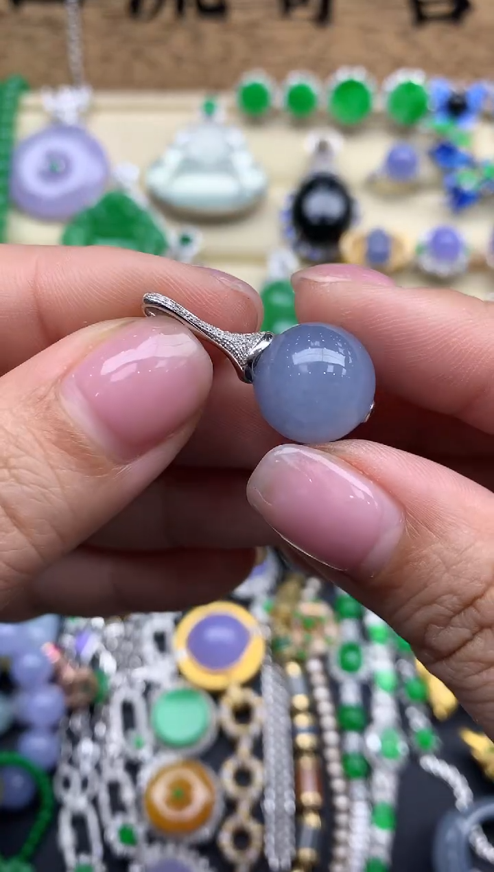 【闪购商品】翡翠颈饰18K金镶嵌210-中国好珍宝