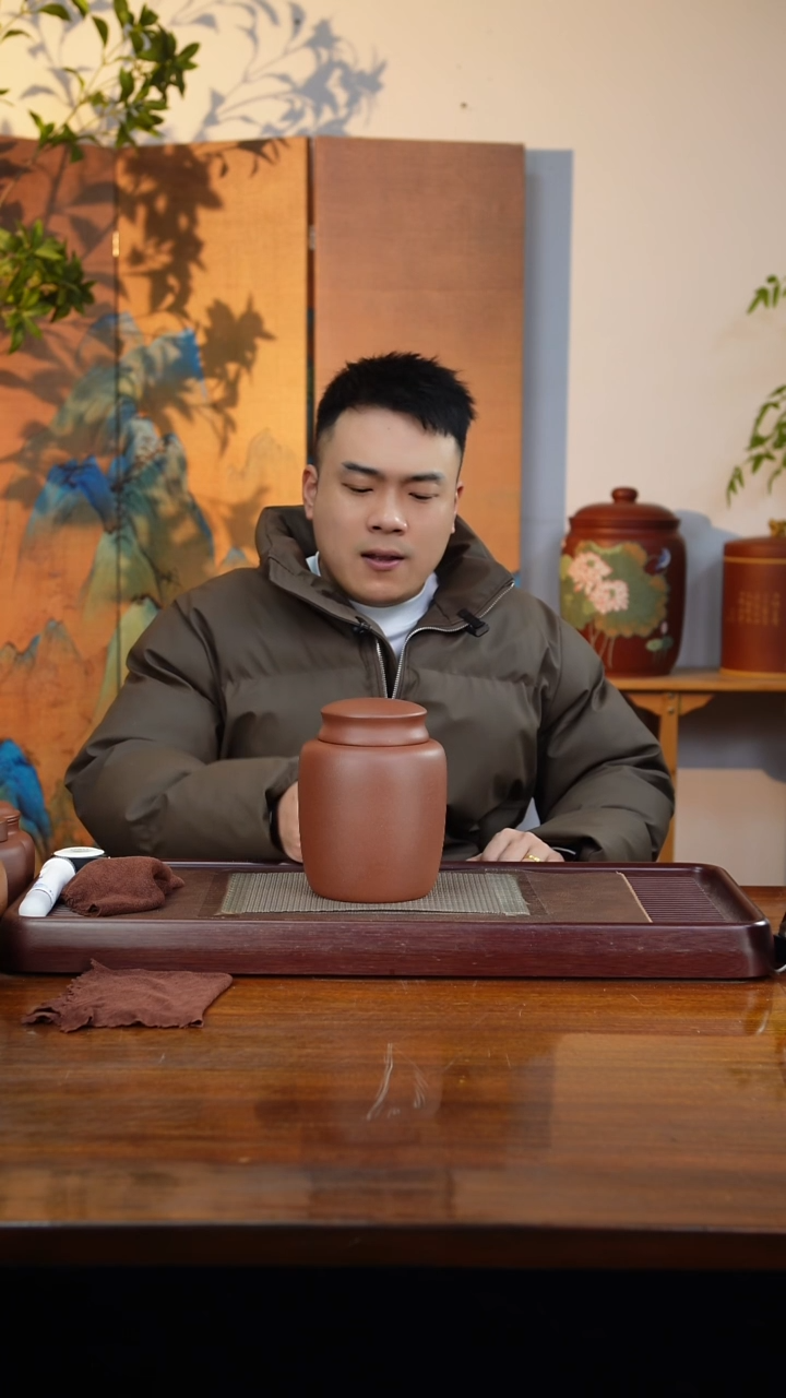 宜兴原矿紫砂茶叶罐