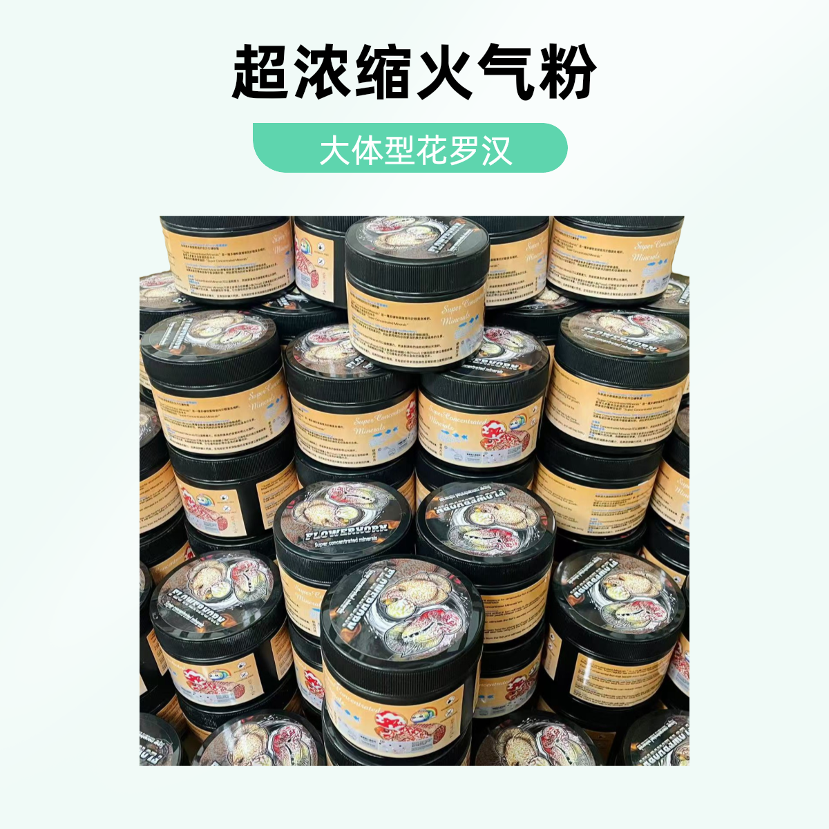 罗汉鱼矿物质火气粉矿物质粉能增火气还能明头线的实用火气粉