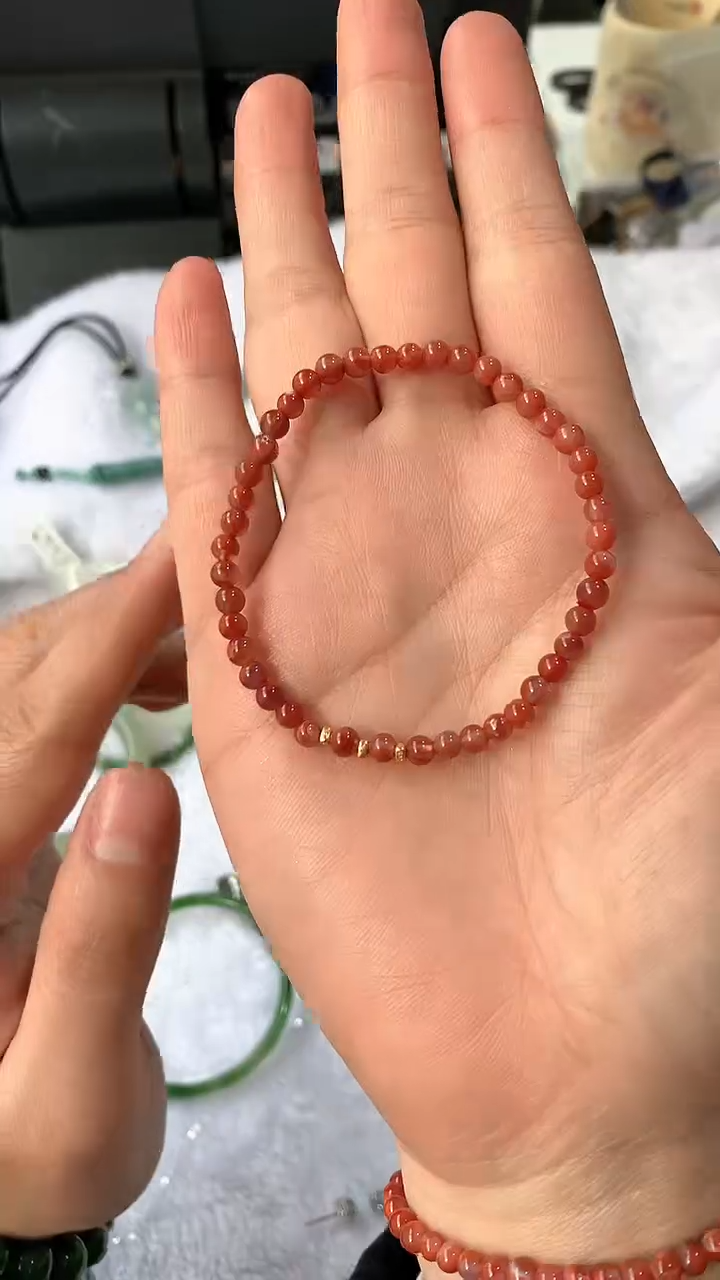 【闪购商品】南红玛瑙手链未镶嵌手串3